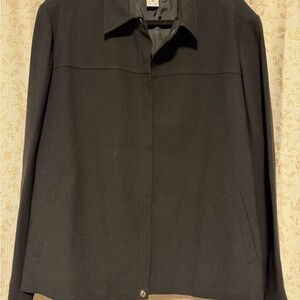 Classic Black Varsity Jacket